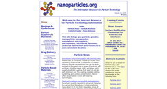 Desktop Screenshot of nanoparticles.org
